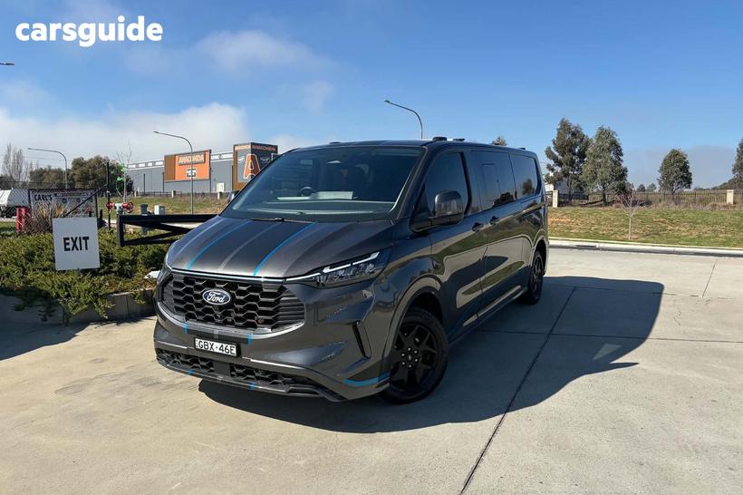 Grey 2024 Ford Transit Custom Dual Cab Van Sport Dciv (Lwb)