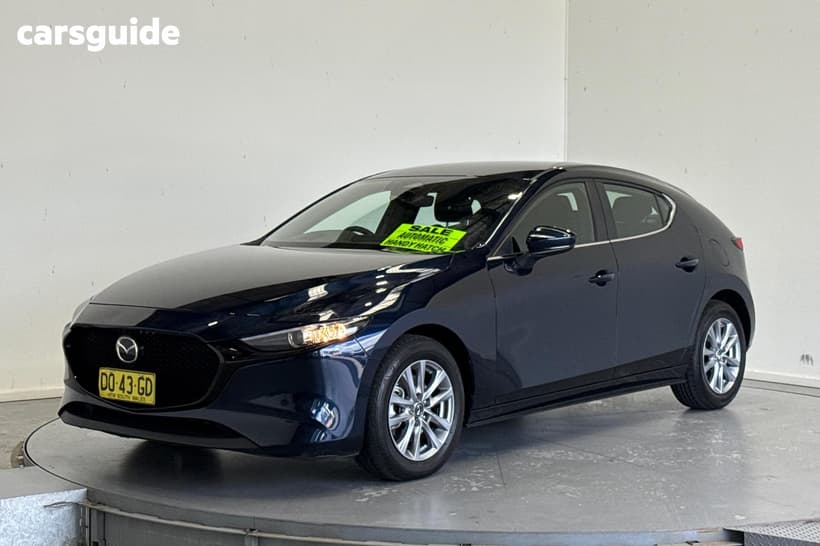 Blue 2025 Mazda 3 Hatchback G20 Pure