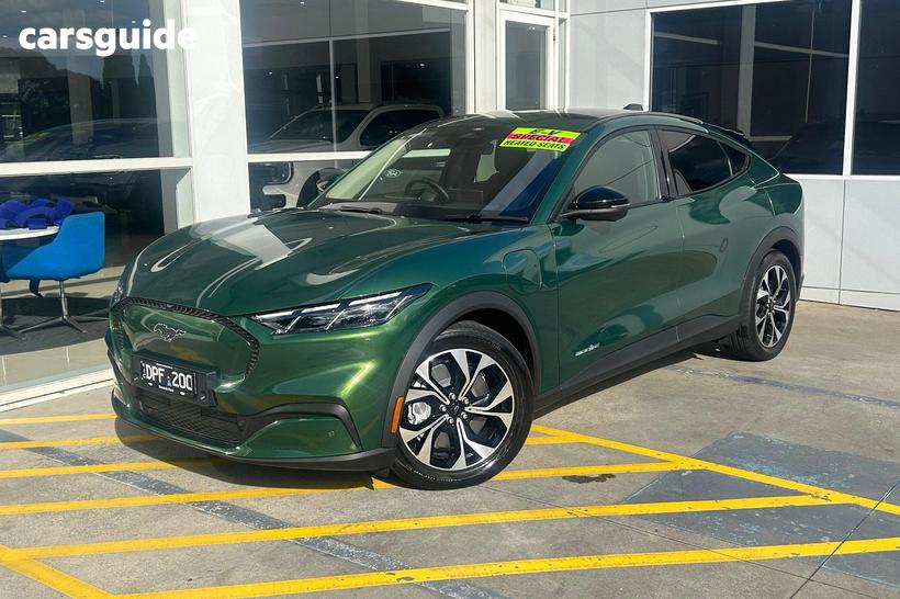 Green 2025 Ford Mustang Mach-E SUV SELECT R