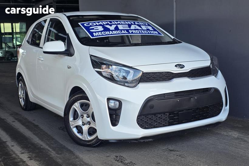White 2019 Kia Picanto Hatchback S