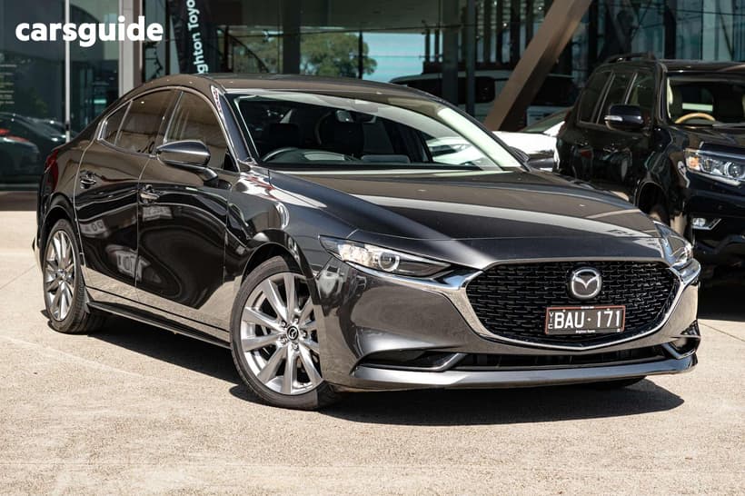 Grey 2019 Mazda 3 Sedan G25 Gt