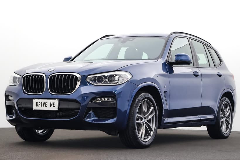 Blue 2019 BMW X3 Wagon Xdrive20D