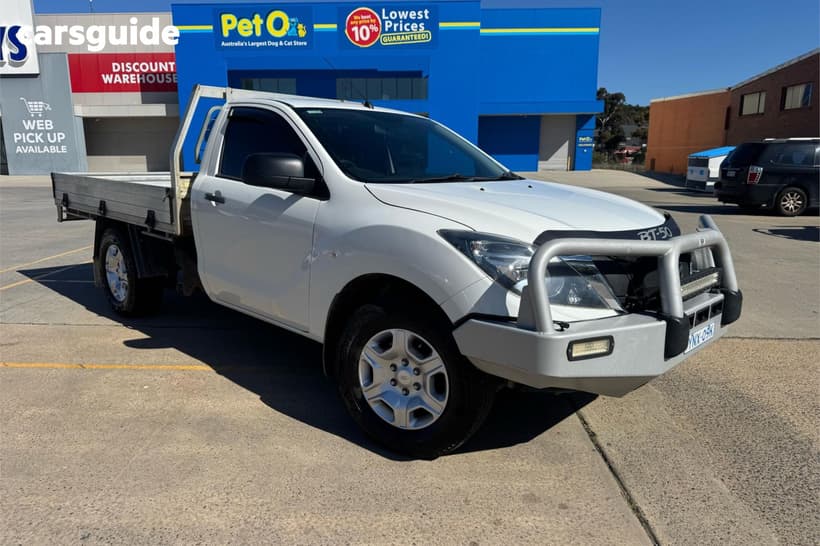 White 2015 Mazda BT-50 Cab Chassis Xt (4X2)