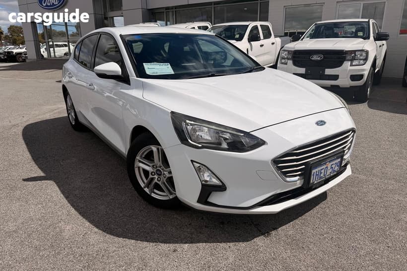 White 2019 Ford Focus Hatchback Trend