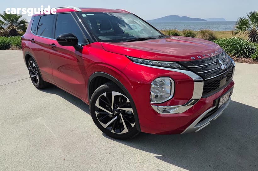 Red 2022 Mitsubishi Outlander Wagon Exceed 7 Seat (Awd)