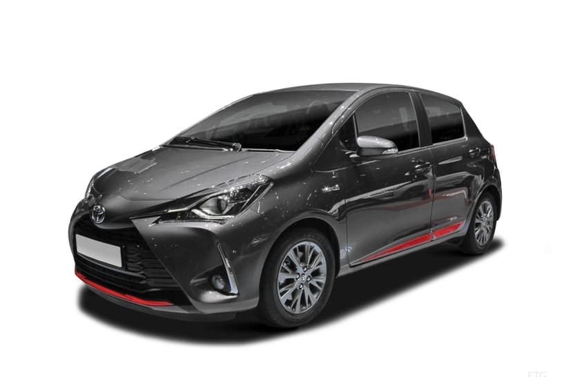 White 2019 Toyota Yaris Hatchback Ascent