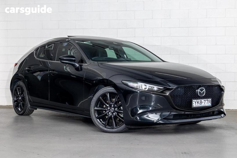 Black 2020 Mazda 3 Hatchback G25 Astina