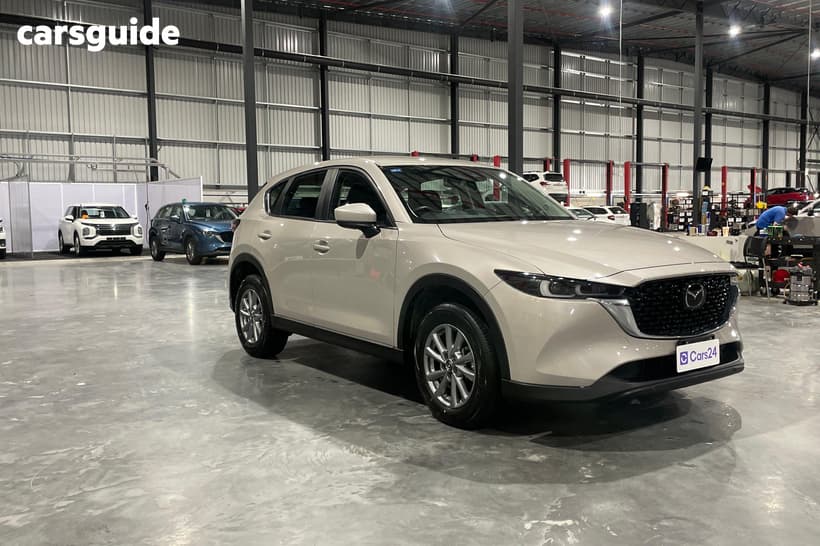 Beige 2024 Mazda CX-5 Wagon G25 Maxx Sport (Awd)