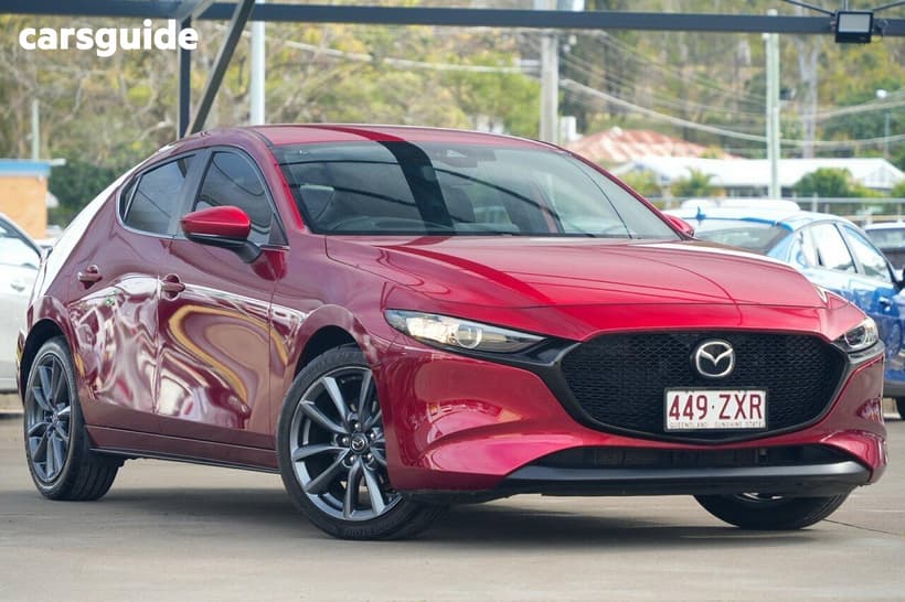 Red 2020 Mazda 3 Hatchback G20 Evolve