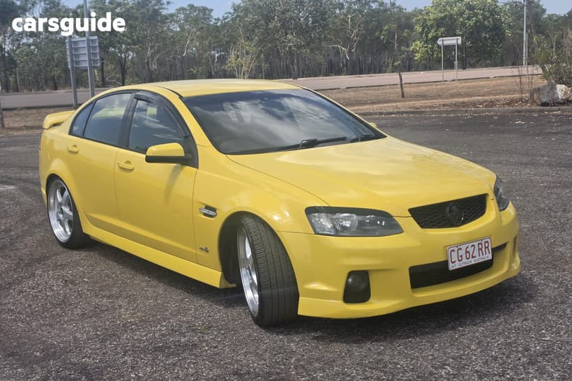 Yellow 2011 Holden Commodore Sedan Sv6