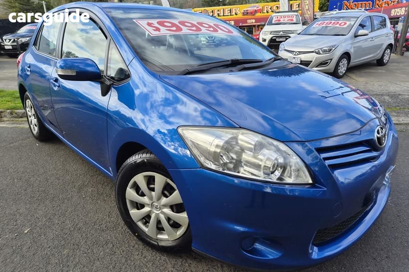 Blue 2012 Toyota Corolla Hatchback Ascent