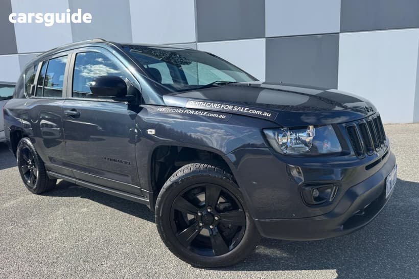 Black 2015 Jeep Compass SUV SPORT