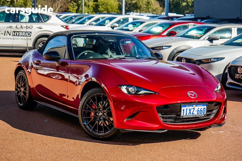 Red 2026 Mazda MX-5 Convertible G20 Roadster Gt Rs