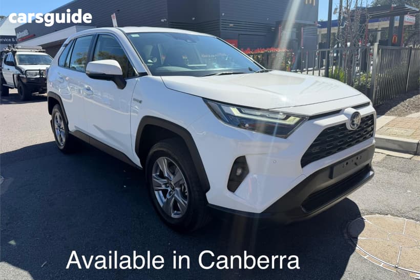 White 2024 Toyota RAV4 Wagon Gx (2Wd) Hybrid