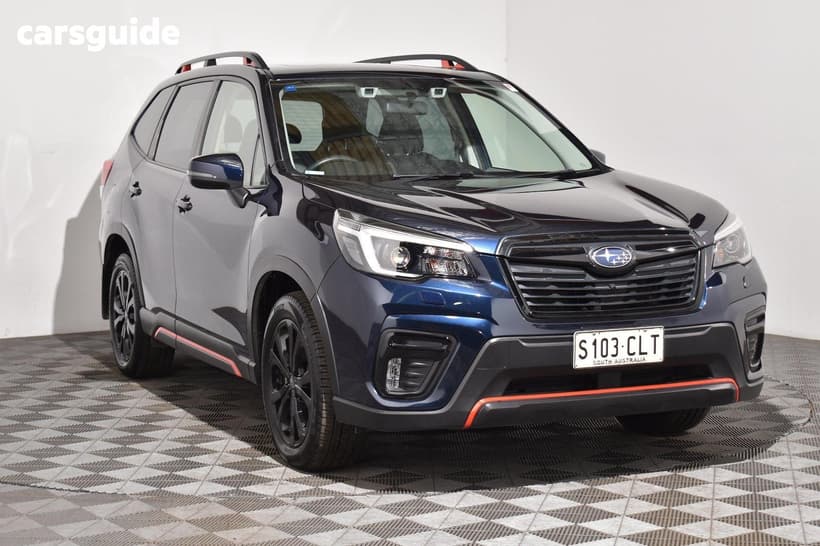 Blue 2021 Subaru Forester Wagon 2.5I Sport (Awd)