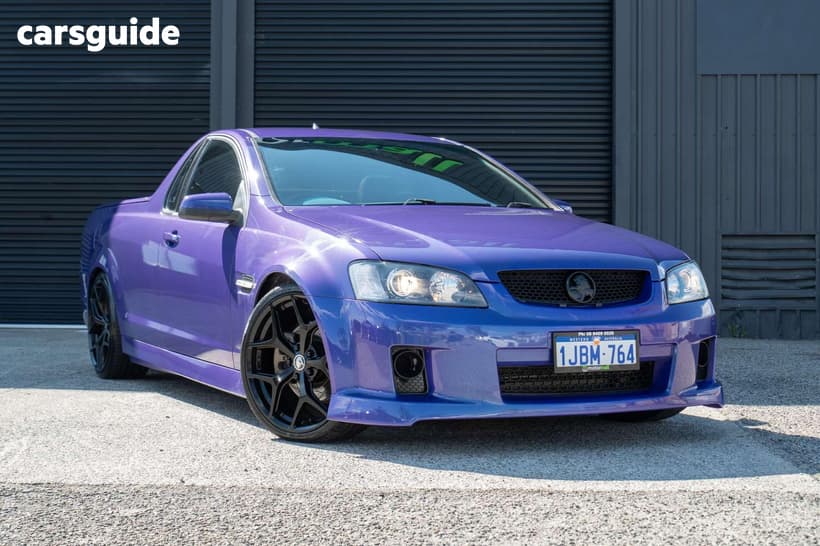Purple 2007 Holden UTE Ute Tray SS R