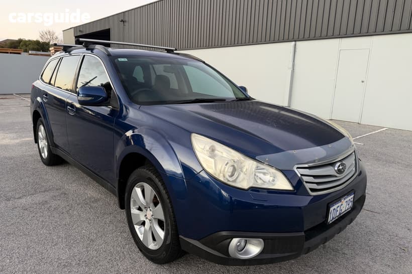 Blue 2009 Subaru Outback Wagon 3.6R Premium