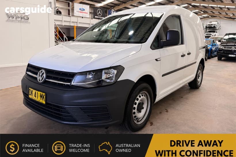 White 2018 Volkswagen Caddy Commercial TDI250 F