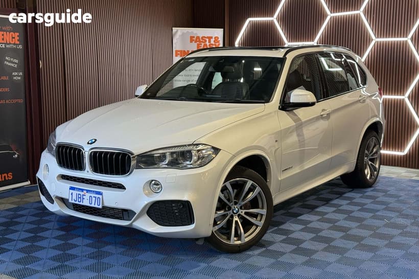 White 2018 BMW X5 SUV SDRIVE 25D F15 MY18