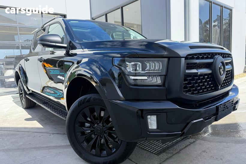 Black 2026 GWM Cannon Alpha Dual Cab Utility Ultra (4X4)