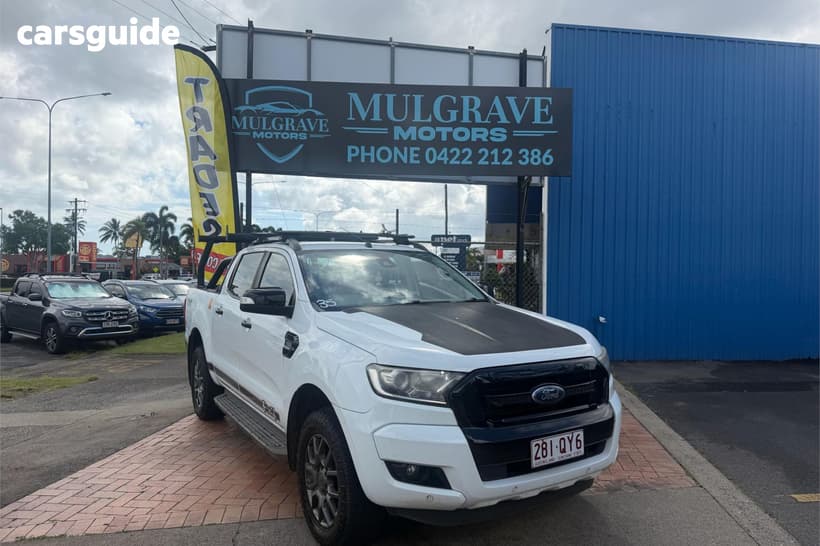 White 2017 Ford Ranger Dual Cab Utility Fx4 Special Edition