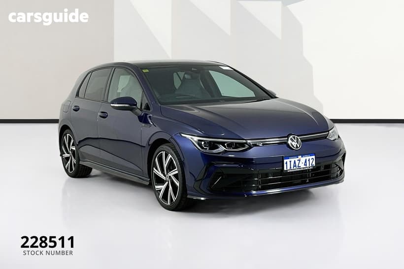 Blue 2022 Volkswagen Golf Hatchback 110Tsi R-Line