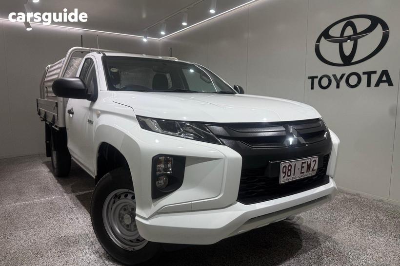 White 2022 Mitsubishi Triton Cab Chassis Glx (4X2)