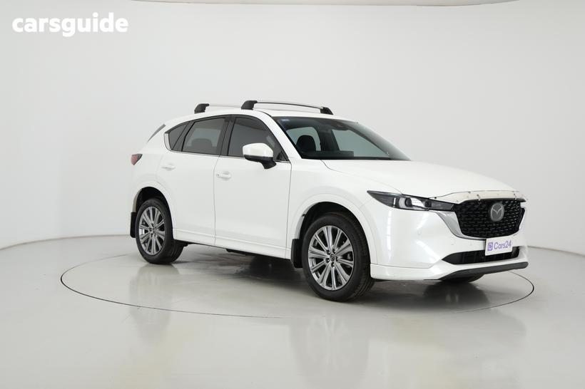 White 2022 Mazda CX-5 Wagon Akera (Awd)