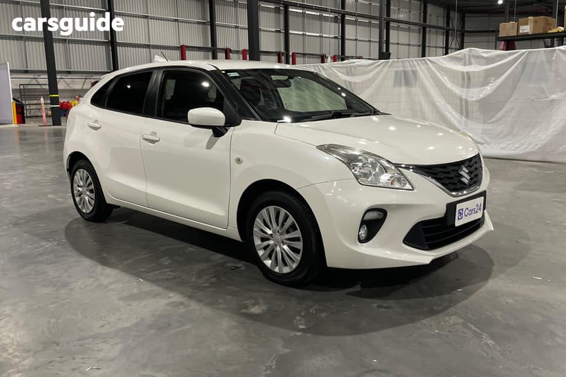 White 2022 Suzuki Baleno Hatch GL F