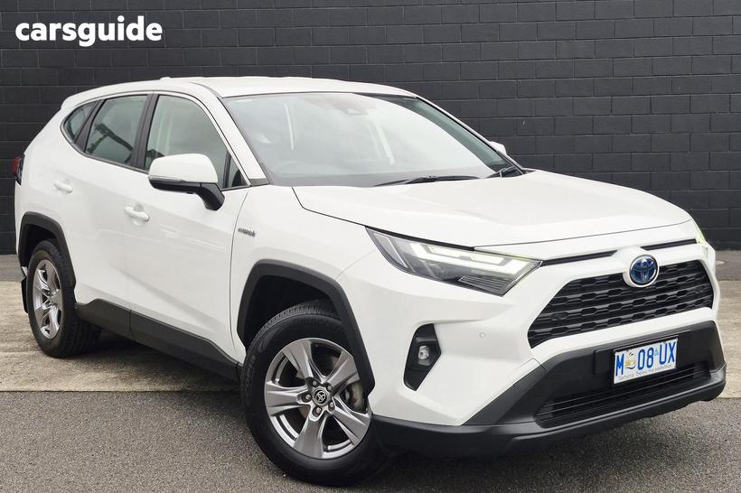 White 2022 Toyota RAV4 Wagon Gx (Awd) Hybrid
