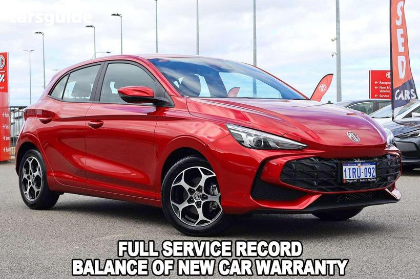 Red 2025 MG MG3 Hatchback Excite