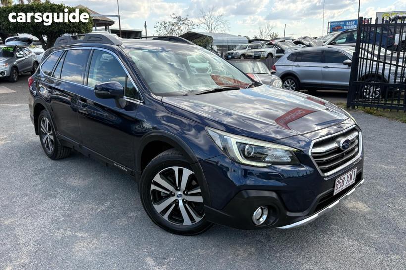 Blue 2018 Subaru Outback Wagon 2.5I Premium
