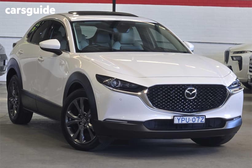 White 2021 Mazda CX-30 Wagon G25 Astina (Awd)
