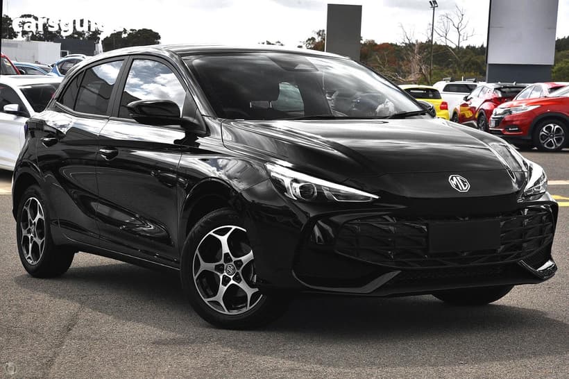 Black 2026 MG MG3 Hatchback Excite Hybrid+