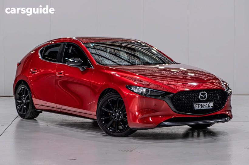 Red 2022 Mazda 3 Hatchback G25 Evolve Sp