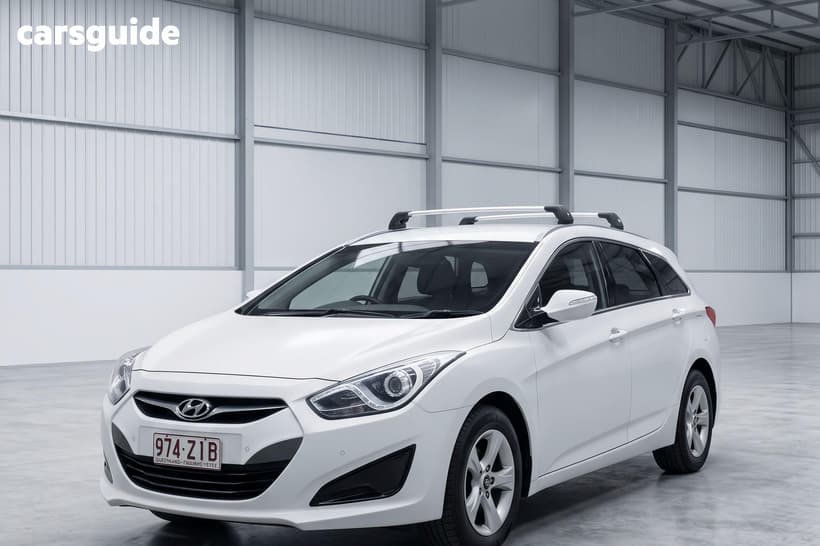White 2014 Hyundai I40 Wagon Active