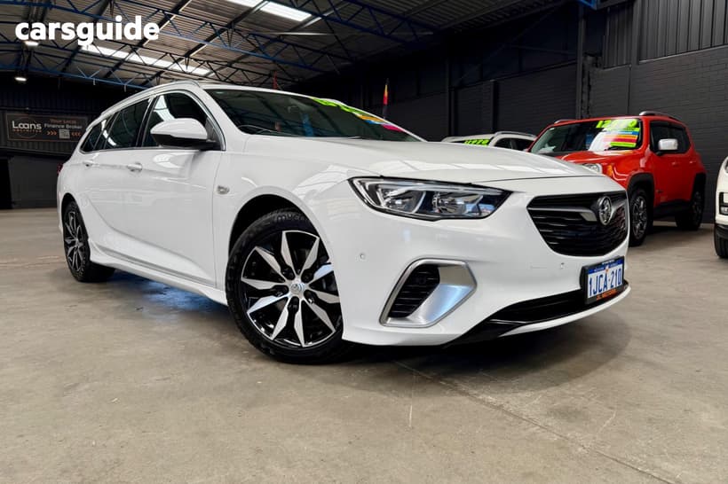 White 2019 Holden Commodore Sportswagon Rs
