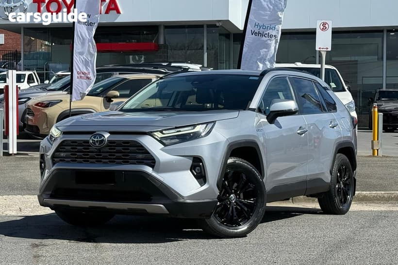 Silver 2022 Toyota RAV4 Wagon Cruiser (Awd) Hybrid
