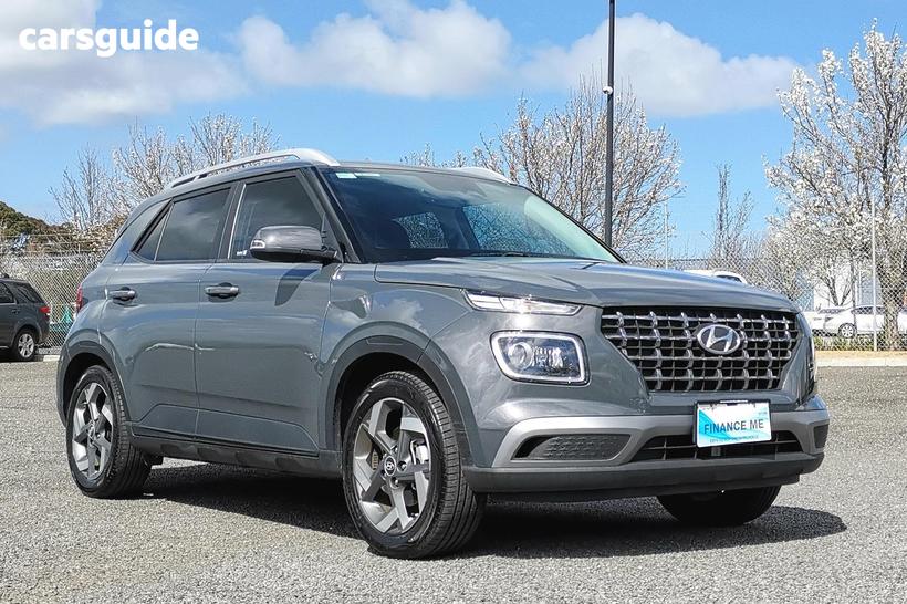 Grey 2024 Hyundai Venue Wagon Elite (Black) Sunroof