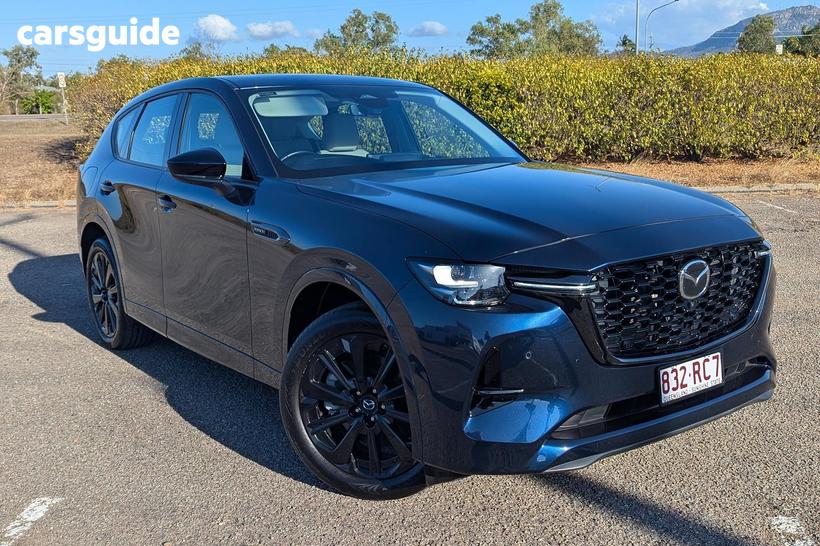 Blue 2024 Mazda CX-60 Wagon P50E Gt Vision Phev