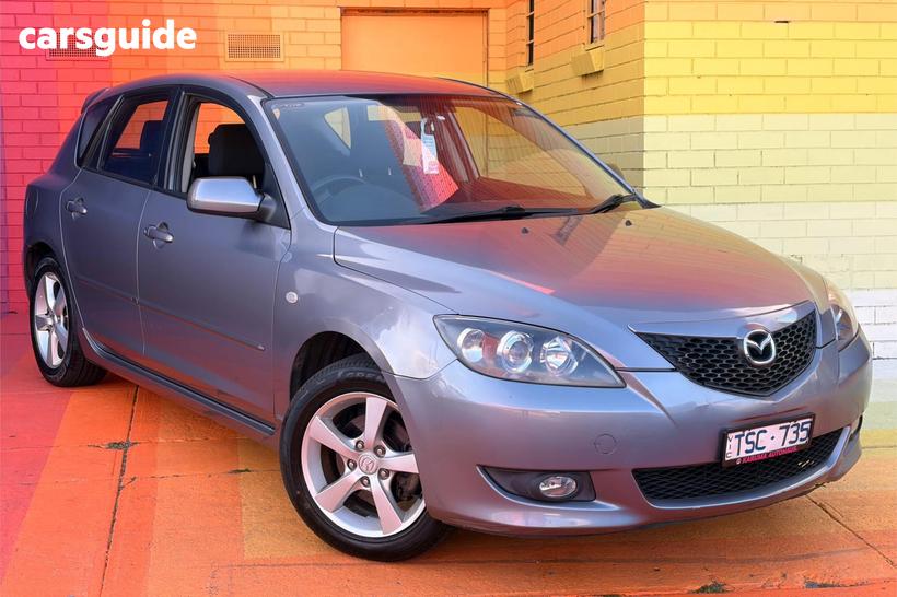 Grey 2004 Mazda 3 Hatchback Maxx Sport