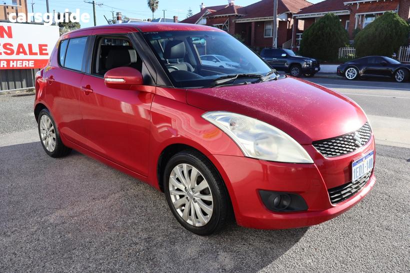 Red 2011 Suzuki Swift Hatchback Glx