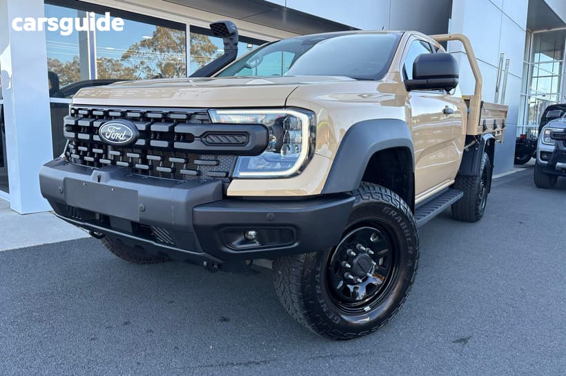 Beige 2025 Ford Ranger Super Cab Chassis Super Duty (4X4)