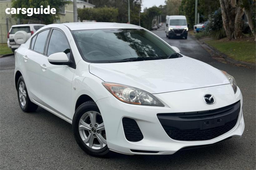 White 2012 Mazda 3 Sedan Neo