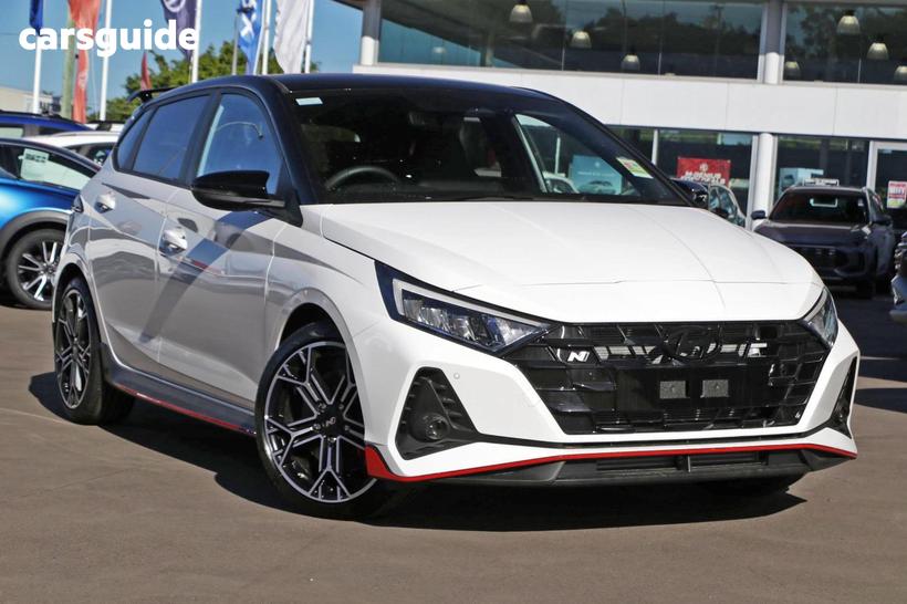 Black 2026 Hyundai I20 Hatchback N