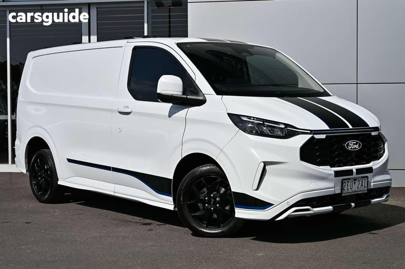 White 2024 Ford Transit Custom Van Sport (Swb)