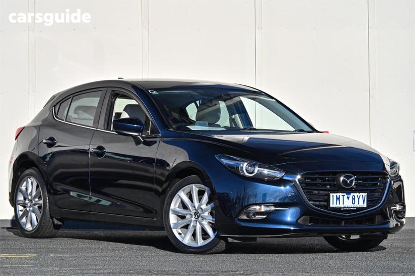 Blue 2018 Mazda 3 Hatchback Sp25 Gt