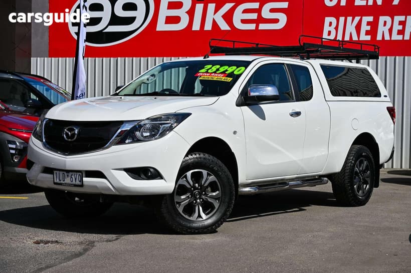 White 2017 Mazda BT-50 Freestyle Utility Xtr (4X4)