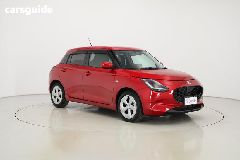 Red 2024 Suzuki Swift Hatchback Hybrid Plus