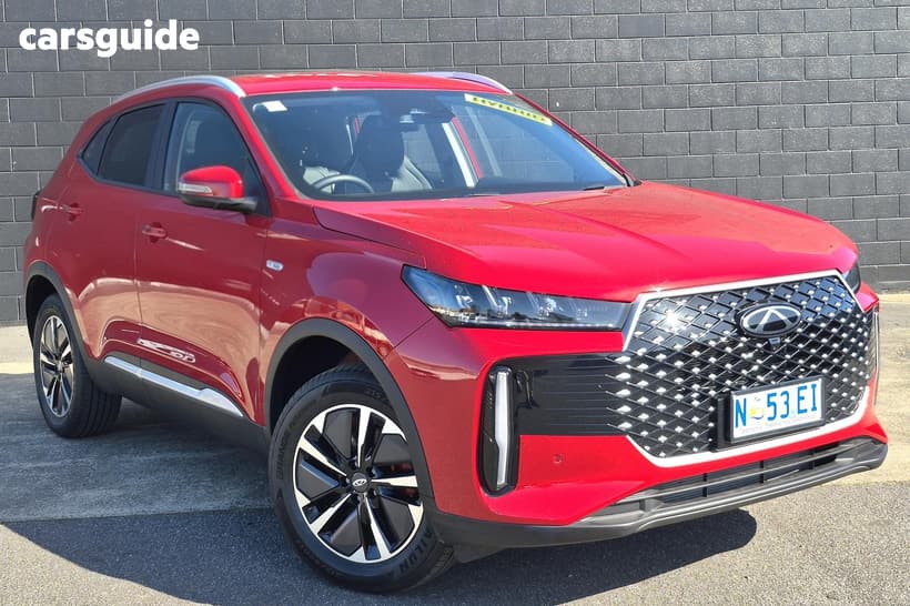 Red 2025 Chery Tiggo 4 Wagon Ultimate Hev